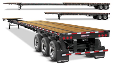 Fontaine Xcalibur extendable trailer