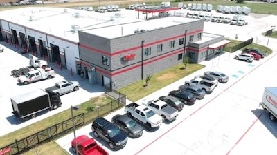 Ryder service facility in Texas