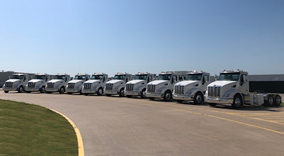 Peterbilt's 579EVs to Shippers Transport Express