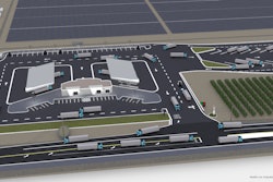 WattEV e-truck stop project model