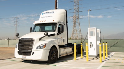 Freightliner EV truck