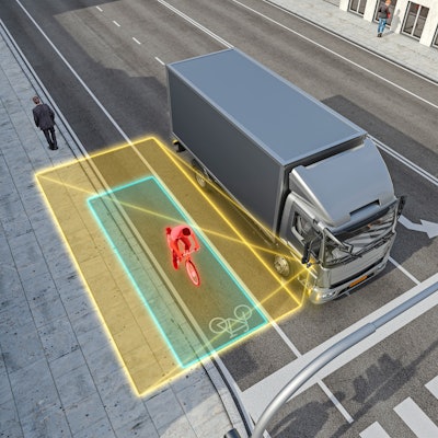 Continental’s Turn Assist delivers new technology for commercial vehicles and RVs that makes roads safer for pedestrians and cyclists by actively monitoring the vehicle’s blind spots during right-hand turns.