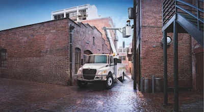 International redesigned medium-duty truck