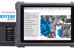 MOTOR repair database on tablet