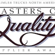 Logo for Daimler Trucks North America for its Masters of Quality program
