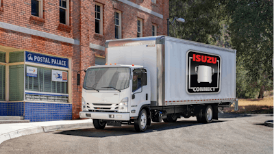 Isuzu truck with Isuzu Connect