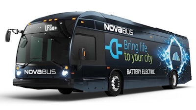 Nova Bus unveils its LFSe+