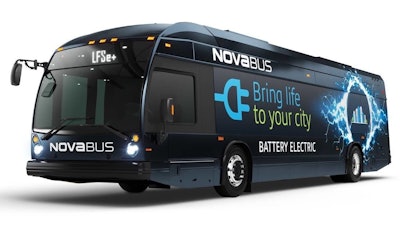Nova Bus unveils its LFSe+