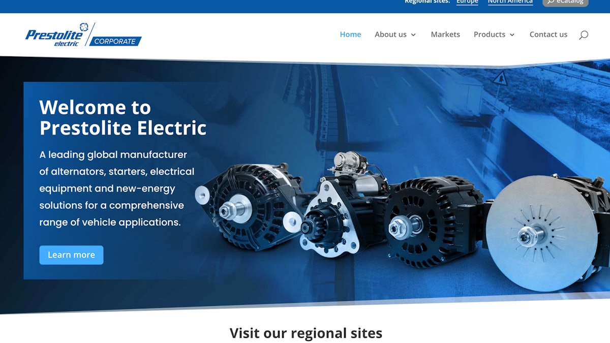 Prestolite Electric debuts Trucks, Parts, Service
