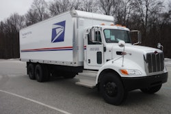 Upfitted Utilimaster truck for the United States Post Office