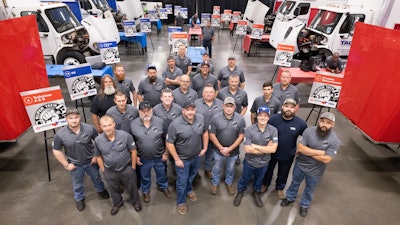 TNTX technicians at company's tech challenge contest