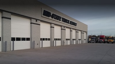 Mid-State Truck Service service garage entrance