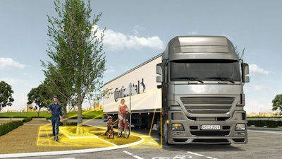Image illustrating Continental's turn assist system.