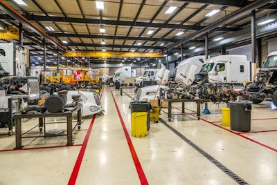 Premier Truck Group interior garage