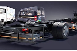 Ev Dynamics chassis for battery or hydrogen vehicles.