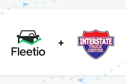 Logos of Fleetio and Interstate Truck Center