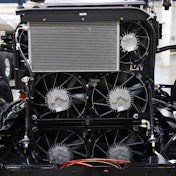 Autocar now offers an Engineered Machined Products Smart Flow electric fan Cool Pack on select ACX refuse trucks.