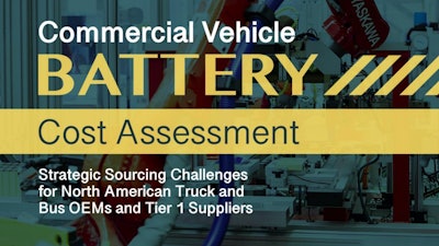 CALSTART report covers factors affecting battery costs for the U.S. CV industry and offers an overview of battery sourcing and supply chain considerations.