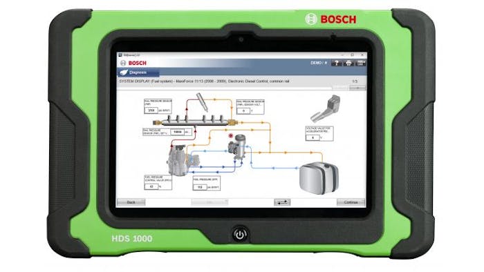 Bosch announced the 2021/4 software update for the 3824A ESI[truck] Heavy Duty Diagnostic Solution.