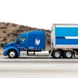 Embark Trucks' autonomous truck on the road.