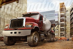 International mixer tractor