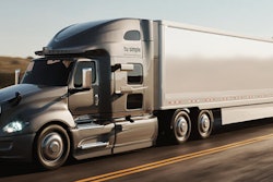 Truck with TuSimple graphics