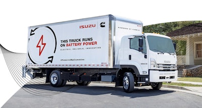 Isuzu battery electric truck