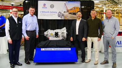 Allison Transmission celebrates milestone delivery with Penske Truck Leasing