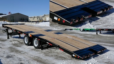 Felling Trailers updated flatbed trailer