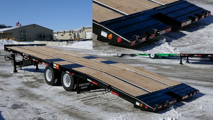 Felling Trailers updated flatbed trailer