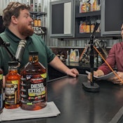 LSI Marketing Coordinator Chad McKinney (left) and LSI Marketing and Product Manager Eric Trimble discuss the latest Hot Shot’s Secret product developments.