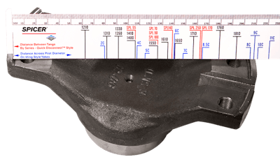 Dana Spicer yoke measurement tool