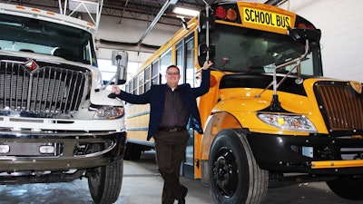 Troy Hamilton, president of Maxim Truck & Trailer, celebrates prestigious awards as top truck and bus dealership in Canada.