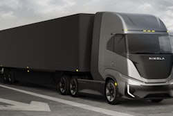 Nikola Tre parked in lot