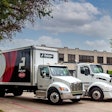 PacLease trucks parked at PacLease location