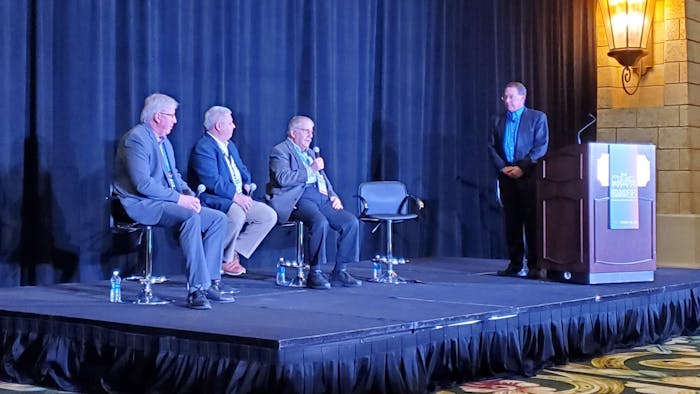 SOLD session panel discussing supply chain and inventory issues in the heavy-duty truck space.