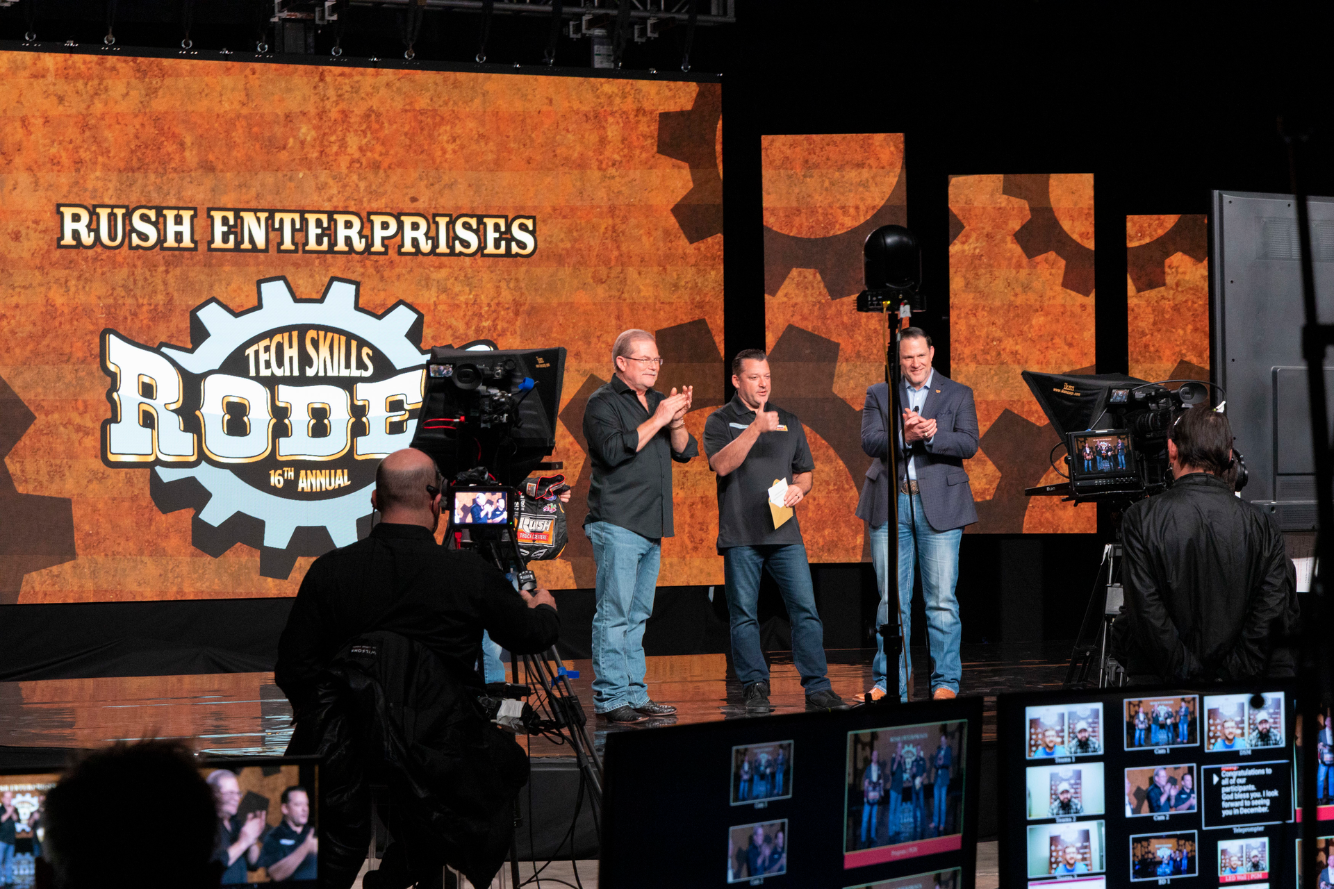 Rush Enterprises Tech Skills Rodeo awards ceremony