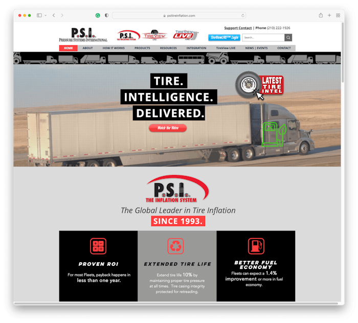 PSI's new website