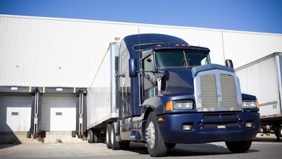 Truck at loading dock