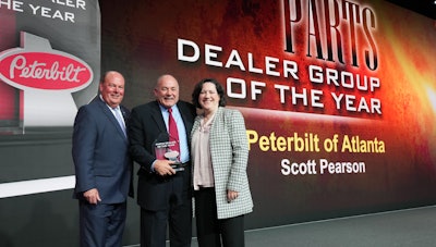 Peterbilt Parts Dealer Group of the Year winner Peterbilt ofAtlanta.