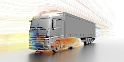 Aerodynamic vehicle simulation using Siemens’ Simcenter STAR CCM+.