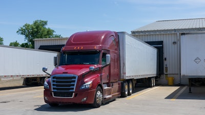 Truck at loading dock