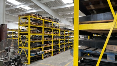Tampa Spring parts shelves