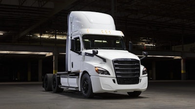 Freightliner eCascadia truck