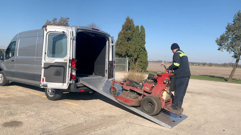 Fold-down van step and hideable ramp | Trucks, Parts, Service