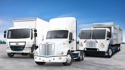 Peterbilt's EV lineup