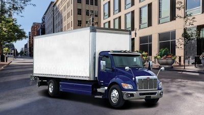 Peterbilt's new natural gas medium-duty truck