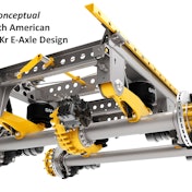 SAF-HOLLAND's TRAKr e-axle targets refrigerated fleets and allows trailer refrigeration units (TRU) to run fully electric and allows the trailer’s TRU to operate when uncoupled without the use of diesel fuel.