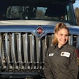 Missy Albin, an International Truck and IC Bus master certified technician.