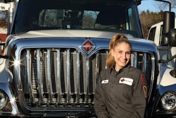 Missy Albin, an International Truck and IC Bus master certified technician.